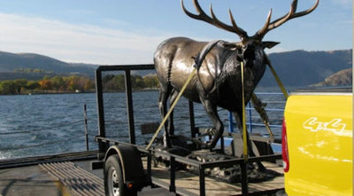 Rocky Mountain Bronze Shop in Loveland Colorado carefully transports finished bronze sculptures across the country for installation.
